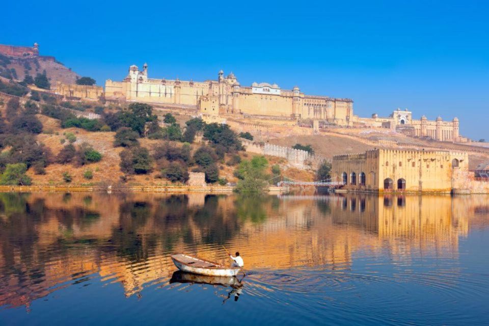1 jaipur half day tour amer fort jal mahal stepwell Jaipur Half-Day Tour Amer Fort, Jal Mahal & Stepwell