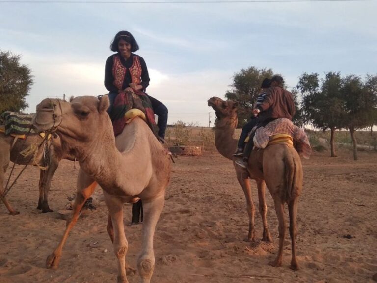 Jodhpur: Private Camel Safari Day Tour With Food