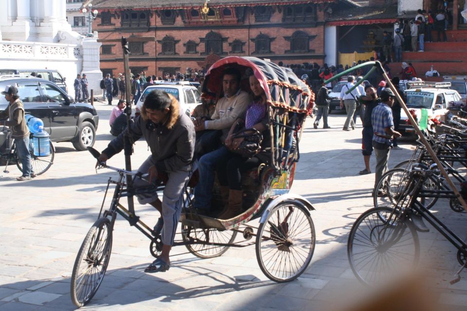 Kathmandu’s Tourist Hub Thamel Sightseeing by Rickshaw