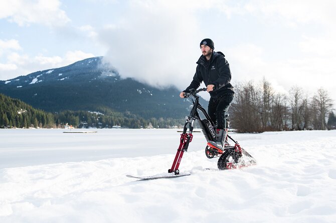 Kelowna Snow E-Biking Adventure With Lunch, Wine Tasting & Smores