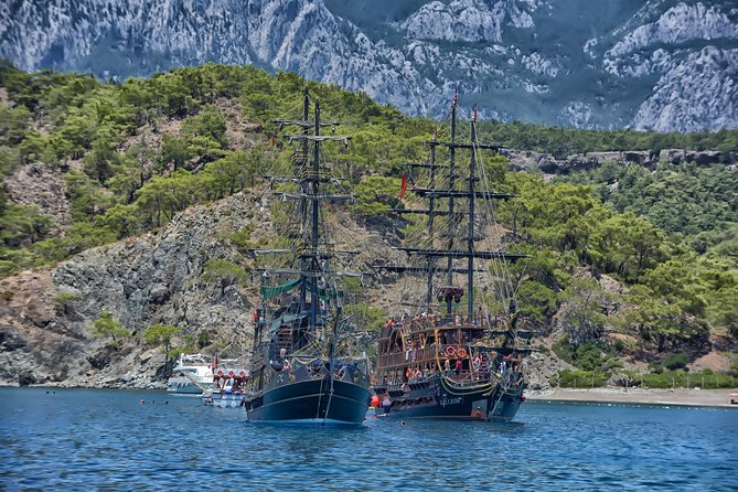 Kemer Pirate Boat Trip With Free Transfer From Antalya
