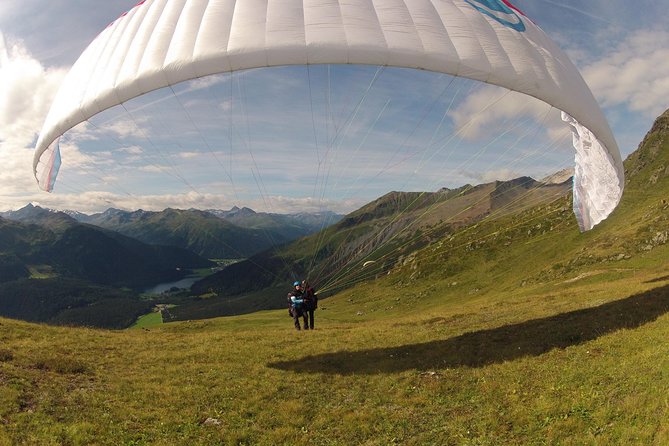 1 klosters tandem paragliding flight from gotschna Klosters Tandem Paragliding Flight From Gotschna