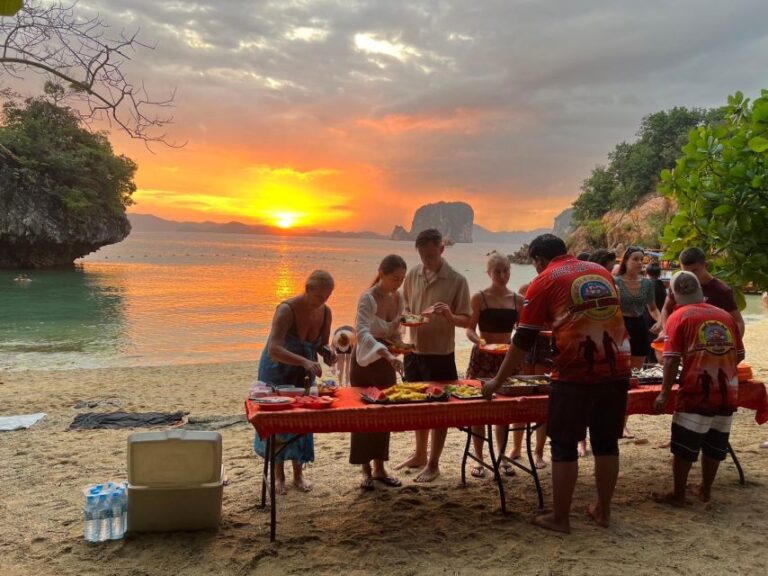 Krabi: Hong Island Sunset Tour With BBQ Dinner & Plankton