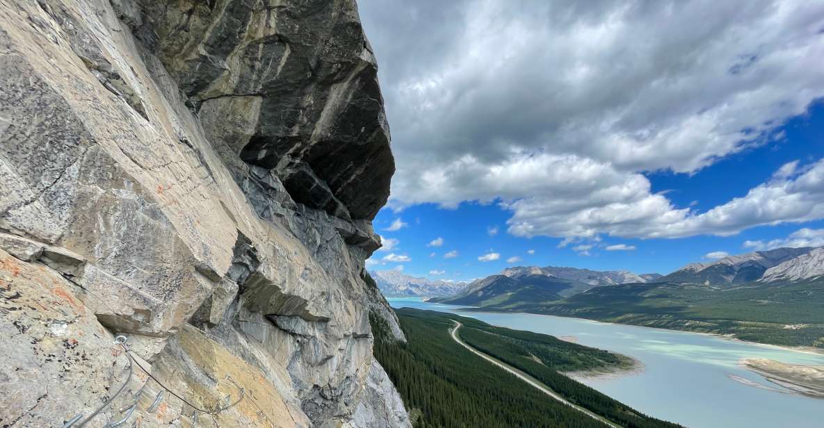 1 lake abraham via ferrata climbing Lake Abraham Via Ferrata Climbing