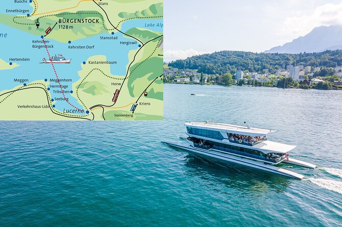 Lake Lucerne 1-Hour Catamaran Cruise