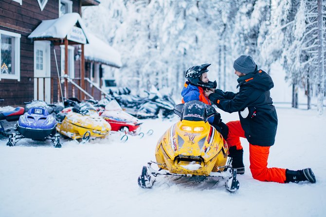 Lapland Family Snowmobile Safari From Rovaniemi