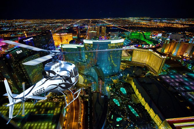 1 las vegas helicopter night flight and optional vip transportation Las Vegas Helicopter Night Flight and Optional VIP Transportation