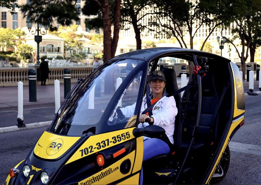 Las Vegas: Self-Drive Strip Tour in an Electric EVR Car - Experience Highlights