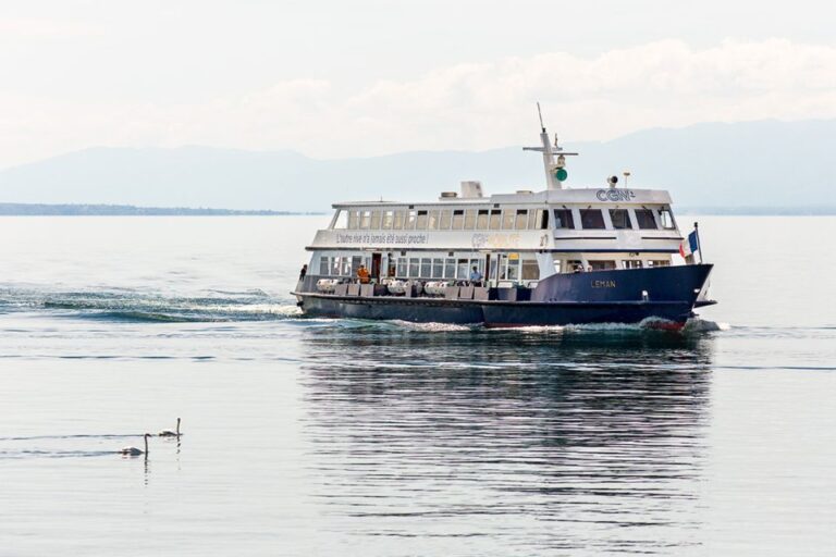 Lausanne: Self-Guided Boat Excursion to Evian