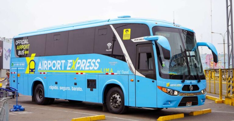 Lima Airport: BUS Transfer To/From Lima City Center