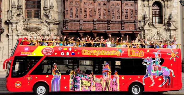 Lima: City Sightseeing Bus Tour With Lima Cathedral Entry