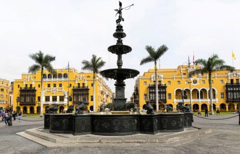 Lima City Walking Tour With Pick up & Drop off Small Group