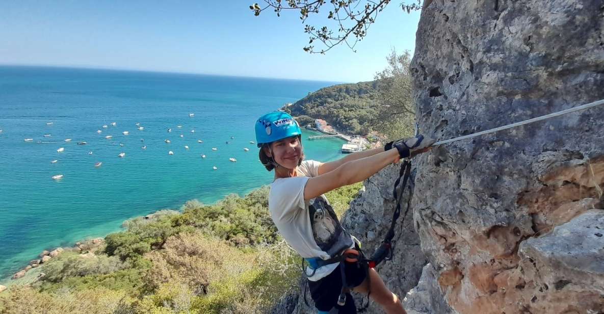 Lisbon: Arrábida Natural Park Via Ferrata & Abseiling Trip