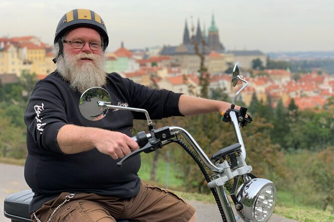 Live Guided 120 Min Electric Trike & E-Scooter Tour of Prague