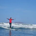 1 longboard private surf lessons in caleta de famara spain Longboard Private Surf Lessons in Caleta De Famara Spain