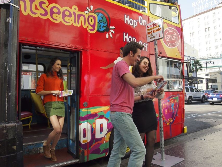 1 los angeles sightseeing hop on hop off bus and audio guide Los Angeles: Sightseeing Hop-On Hop-Off Bus and Audio Guide