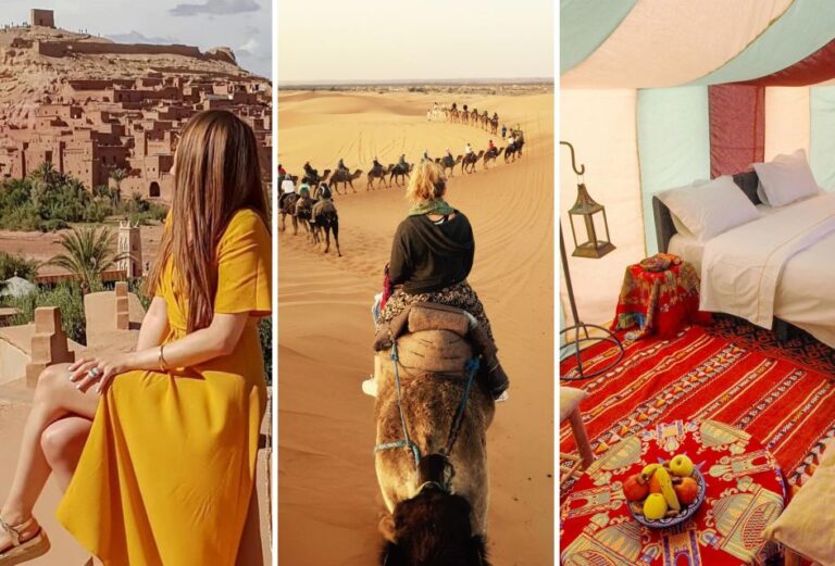Luxury 3 Days Desert Trip Marrakech to Merzouga & Camel Ride