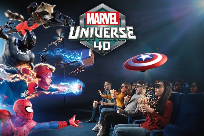 Madame Tussauds Admission Ticket With Marvel Universe 4D Movie Experience