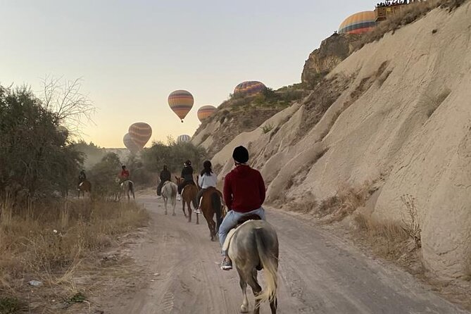 1 magical horse ride with balloon in cappadocia Magical Horse Ride With Balloon in Cappadocia