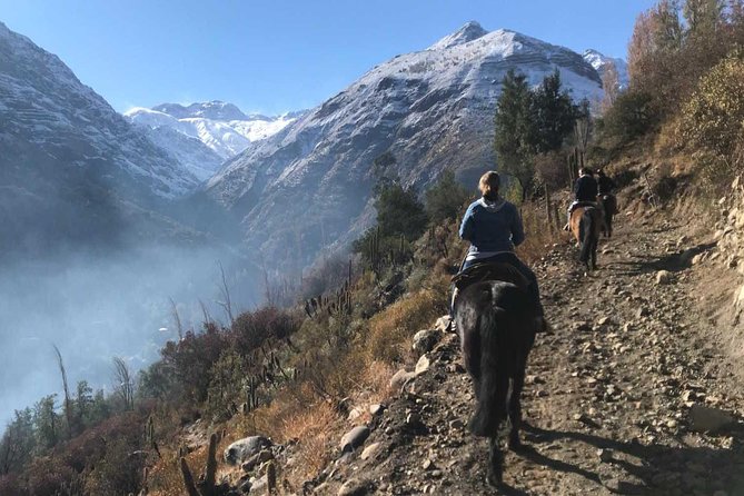 Maipo Canyon: Andes Mountains Horseback Ride and Wine Tour & Tasting