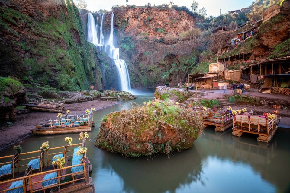 Majestic Ouzoud Waterfalls: Guided Hike and Boat Adventure