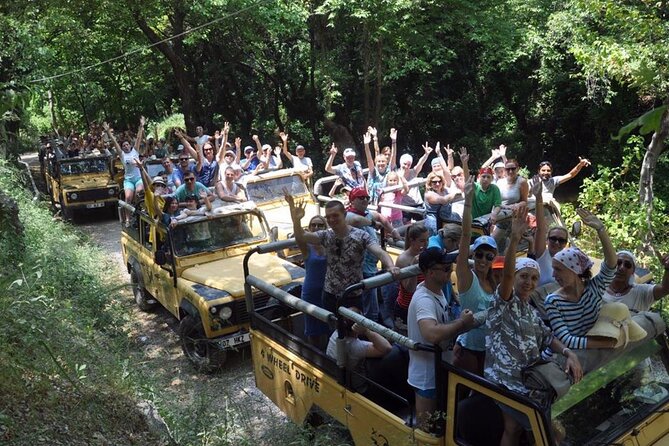 Marmaris Jeep Safari Tour With Waterfall and Water Fights