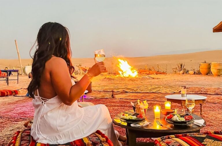 Marrakech: Agafay Desert Dinner With Camel Ride or Quad Bike