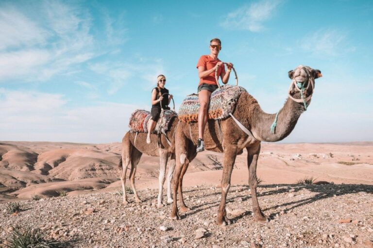 Marrakech Agafay Desert Sunset &Dinner Show and Camel Ride