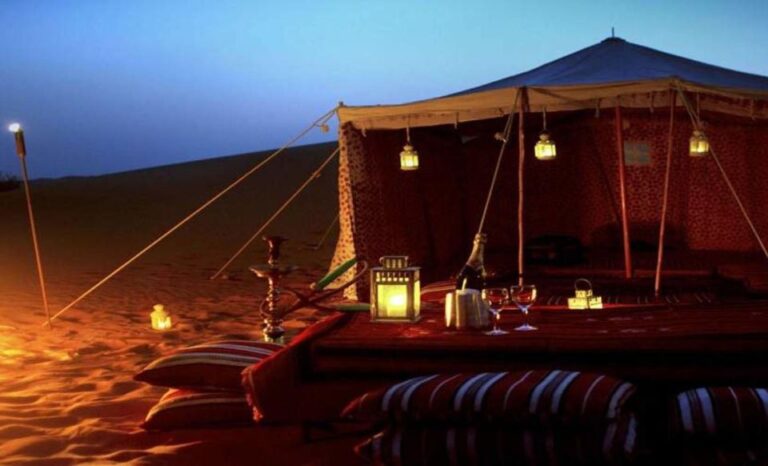 Marrakech: Agafay Desert Tour With Dinner, Camel Ride & Show
