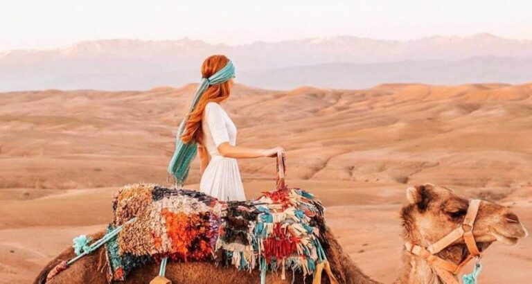 Marrakech : Camel Ride in Palmeraie With Tea Break