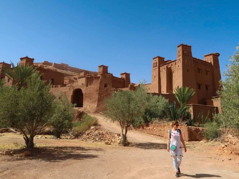Marrakech: Kasbah Ait Benhadou & Ouarzazate Private Trip