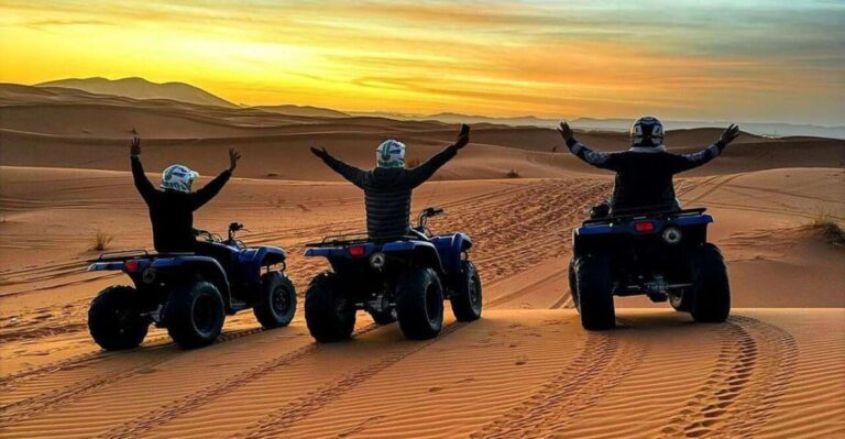 Marrakech-Merzouga 3-Day Desert Tour Royal Tent Quad & Camel