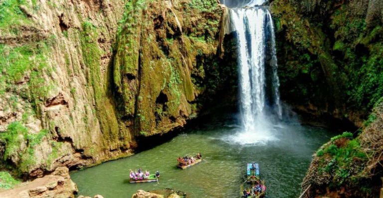 Marrakech: Ouzoud Waterfalls Guided Day Trip With Boat Ride