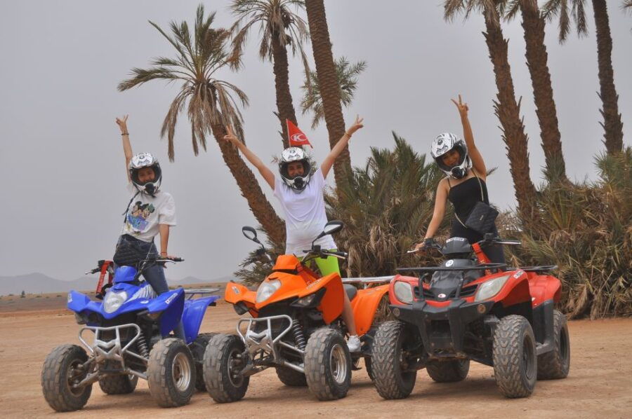 Marrakech: Palm Grove and Jbilat Desert Quad Bike Tour