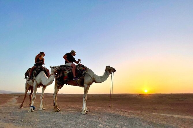 Marrakech Sunset Camel Ride in Agafay Desert & Berber Dinner