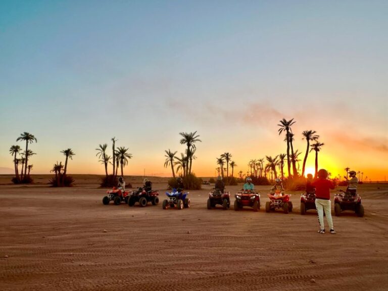 Marrakech: Sunset Quad Bike Tour With Tea Break