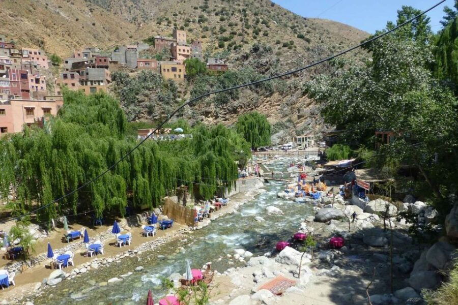 Marrakech to Ourika River and Atlas Mountains ,