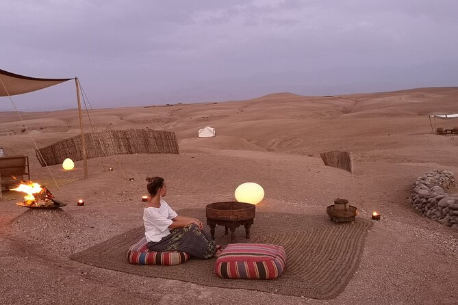 Marrakesh: Agafay Desert Sunset Dinner With Transfers