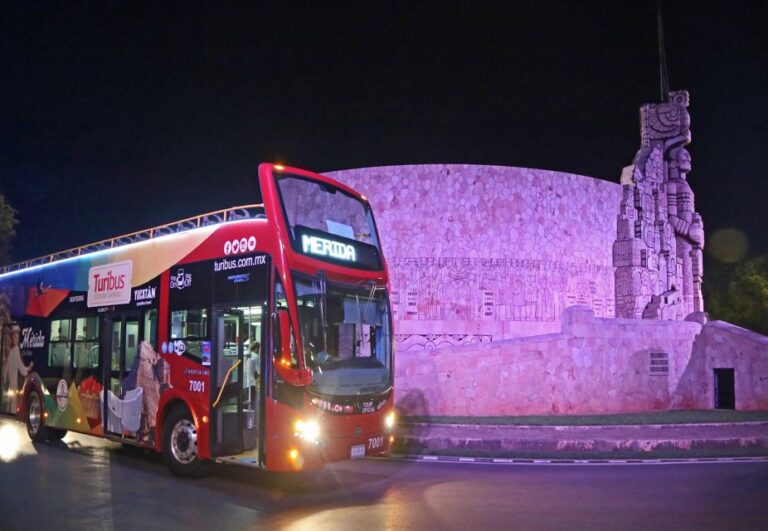 Mérida: Panoramic Sightseeing Tour Bus Ticket With 2 Routes