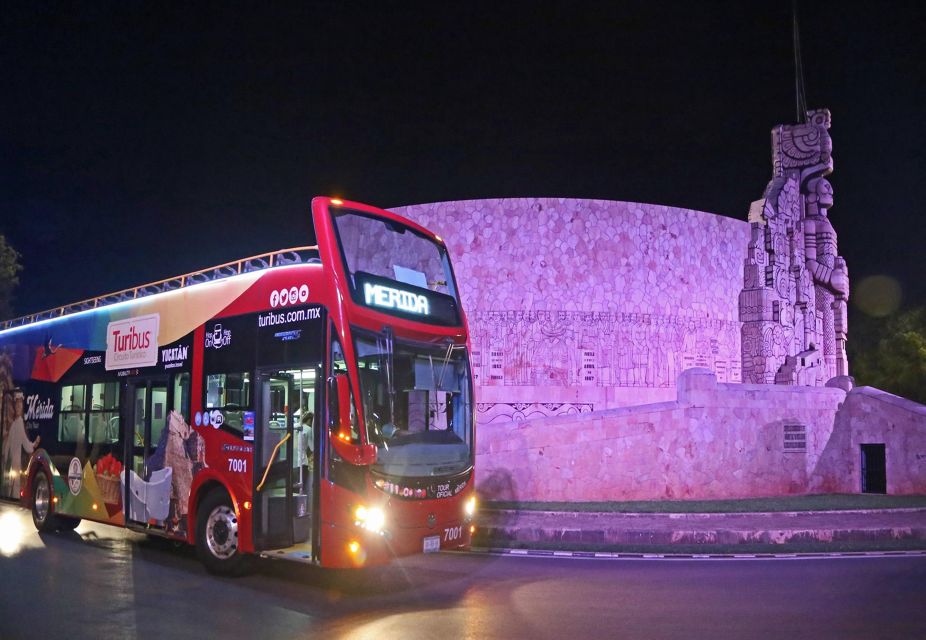 1 merida panoramic sightseeing tour bus ticket with 2 routes Mérida: Panoramic Sightseeing Tour Bus Ticket With 2 Routes