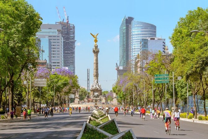 Mexico City Highlights E-Bike Tour With One Foodie Stop