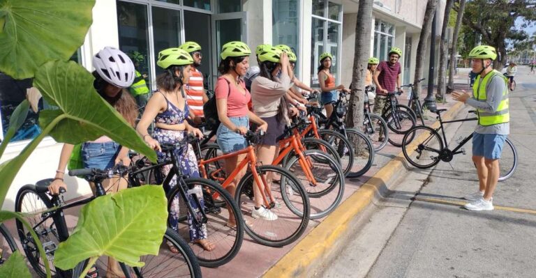 Miami Beach: City Highlights Guided Bike or Ebike Tour