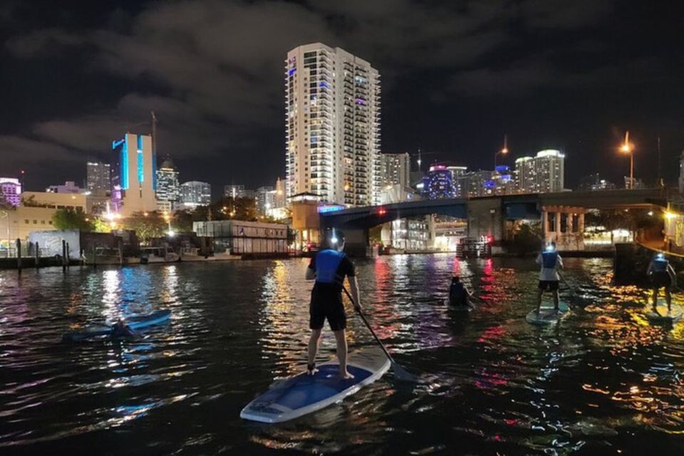 Miami City Lights Night SUP or Kayak - Experience Highlights