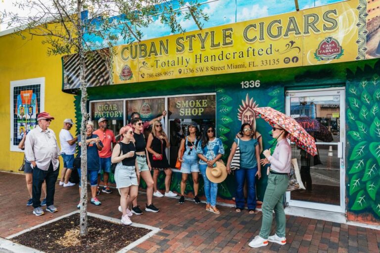 Miami: Little Havana Food Walking Tour With Tastings