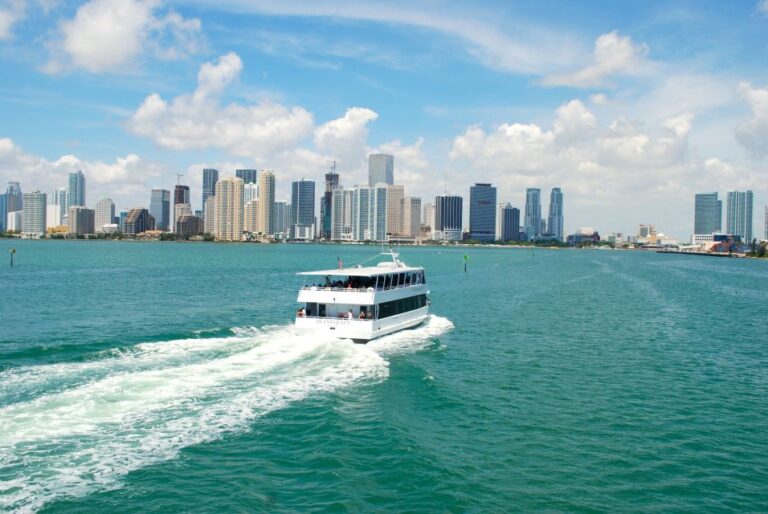Miami: Open Double Decker City Tour With Boat Options