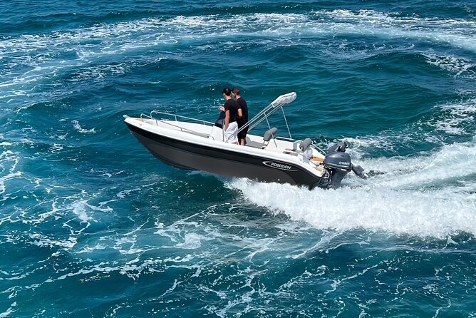 1 milos self drive private boat no licence required Milos Self Drive Private Boat - No Licence Required