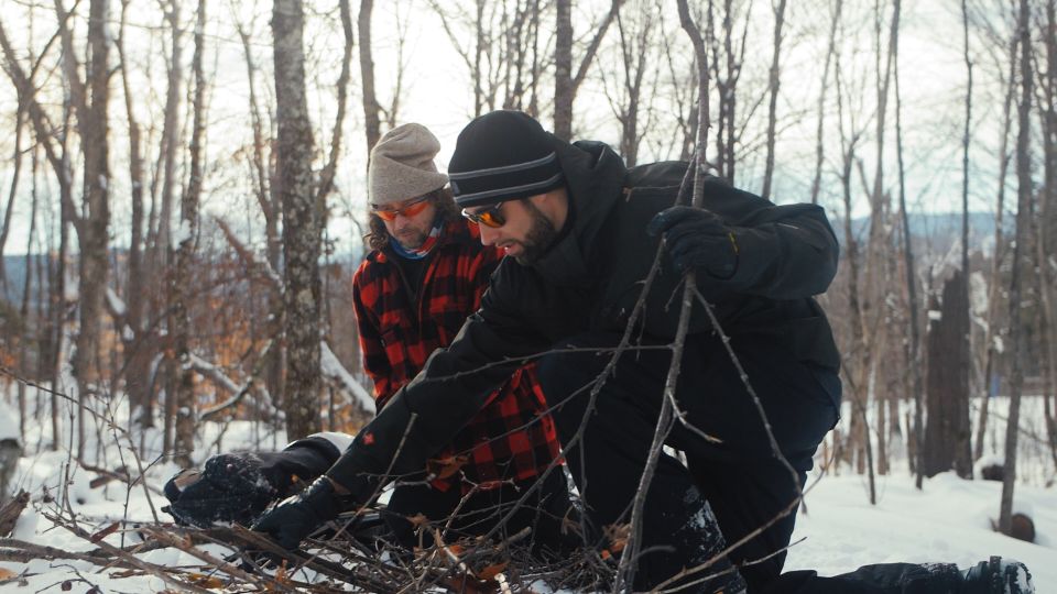 1 mont tremblant fire man guided snowshoe tour Mont-Tremblant: Fire Man Guided Snowshoe Tour