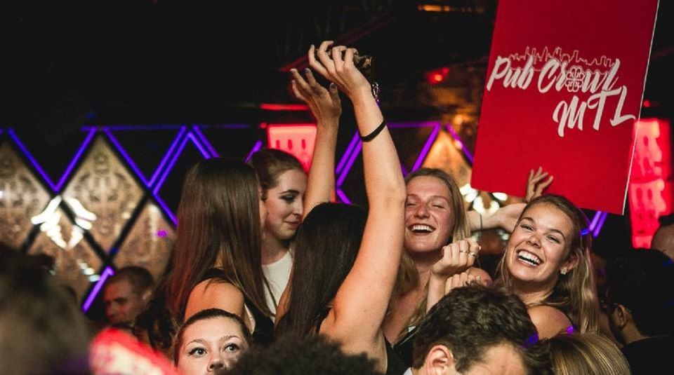 Montreal: Guided Bar Crawl With Free Shots and Club Entry