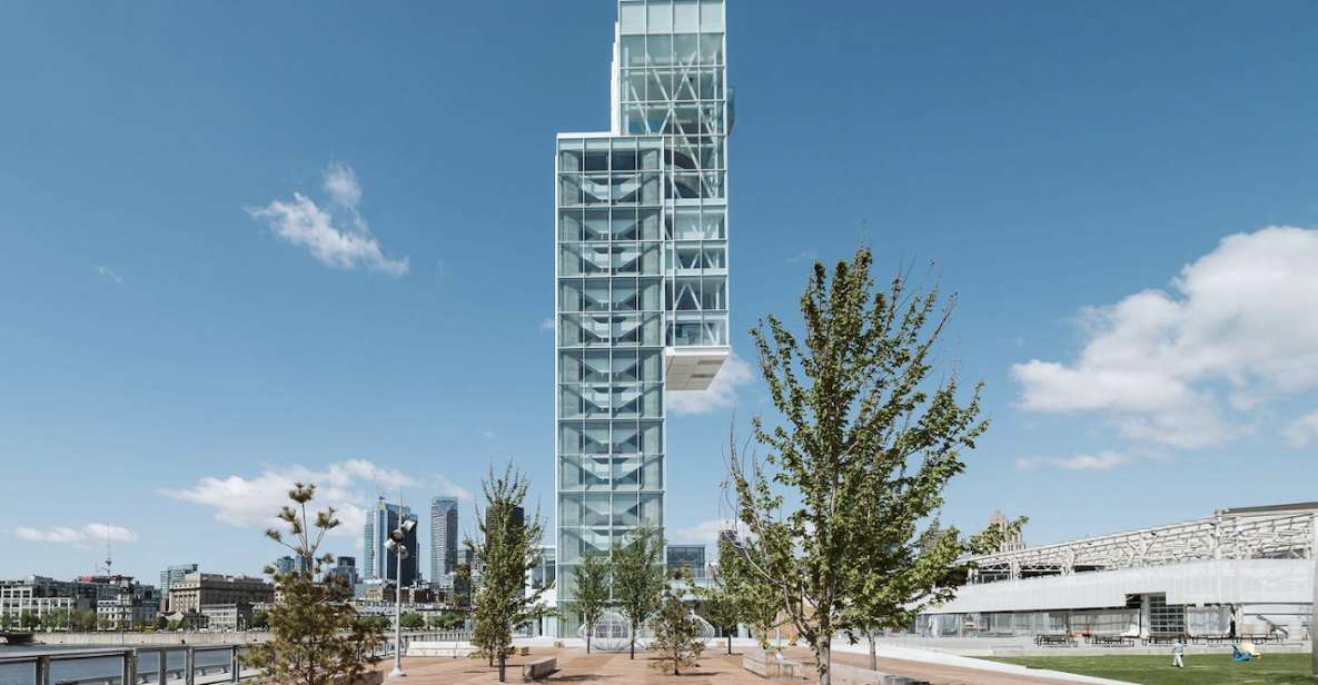 Montreal: Port of Montreal Glass Tower Entry With Exhibits