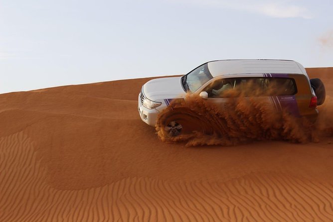 1 morning desert safari dune bashing camel ride Morning Desert Safari: Dune Bashing & Camel Ride Experience